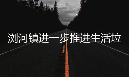 推进一步镇进工作分类浏河垃圾生活